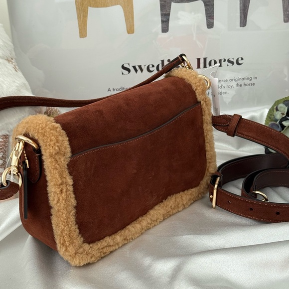 NWT Coach CDL68 vintage brown multi shoudler hadley bag